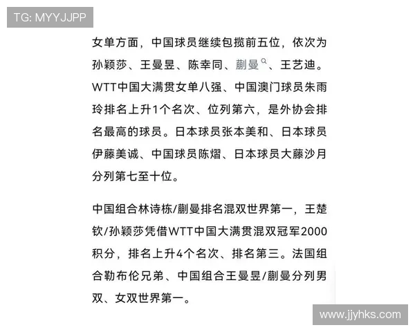 乒乓球灵活性实力榜单权威发布引发关注与讨论